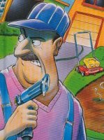 On a march� sur mon gazon!