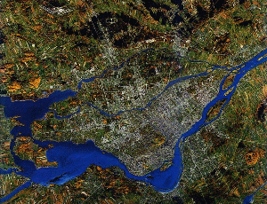 Satellite view of Montr�al