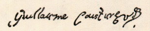 Cousture's signature